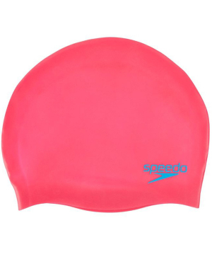 Speedo Junior Moulded Silicone Cap - Pink